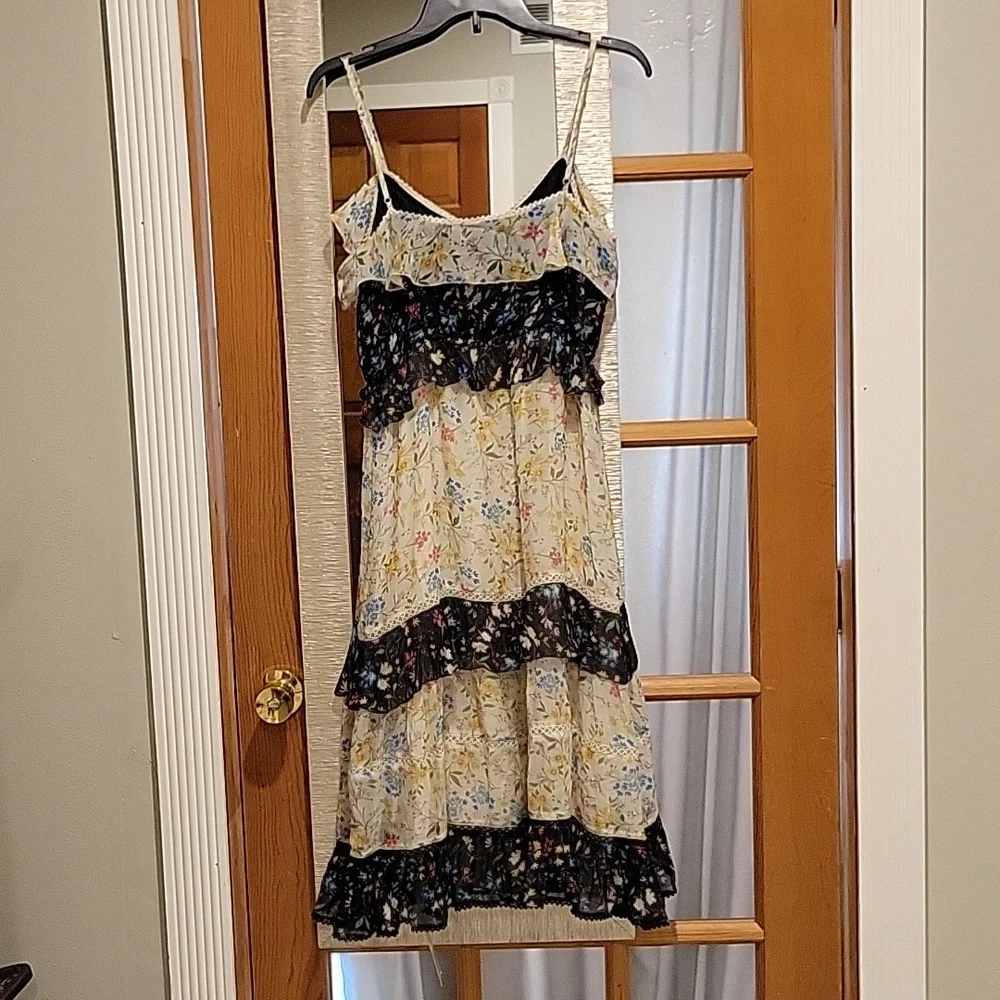 Anthropologie Love Sam floral spaghetti strap dress Small - Picture 9 of 9